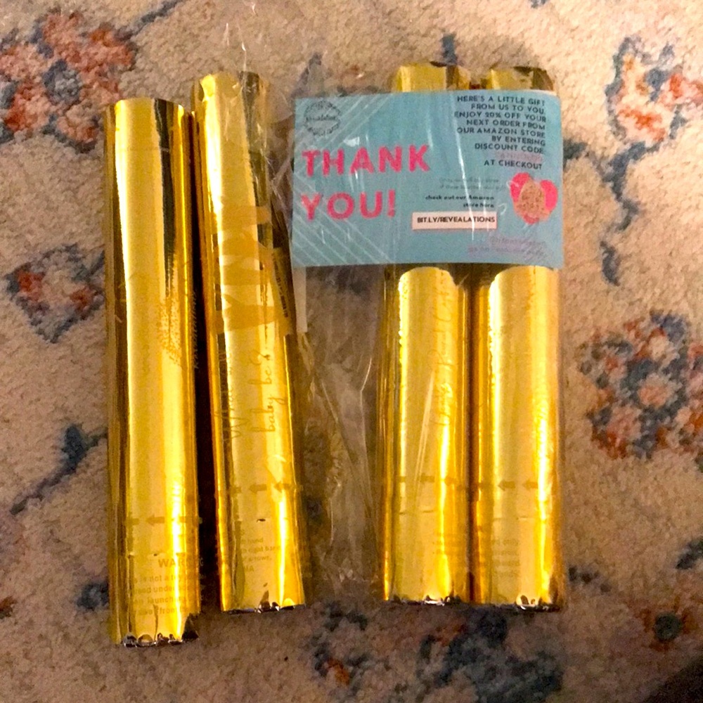 GENDER REVEAL POPPERS (BOY)